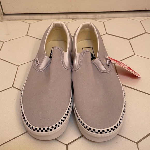 NEVER WORN VANS!! Grey - Picture 1 of 4